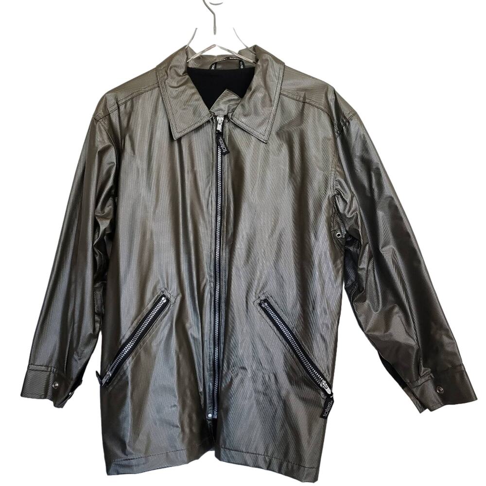 Women's Totes pewter grey rain jacket size small (runs large)